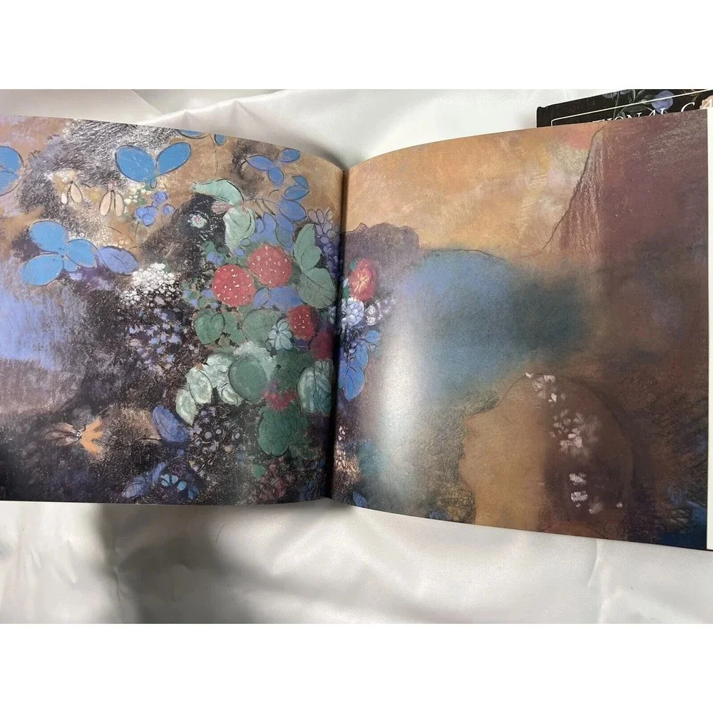 3 of VTG National Gallery Fruit & Flowers Address Book Retro 8” Hardcover London